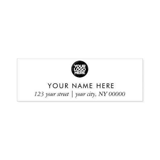 Tampon Auto-encreur Adresse de retour professionnelle (Design)