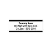 Tampon Auto-encreur Adresse de retour professionnelle (Design)