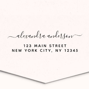 Tampon Auto-encreur Adresse de retour professionnelle ou personnelle é