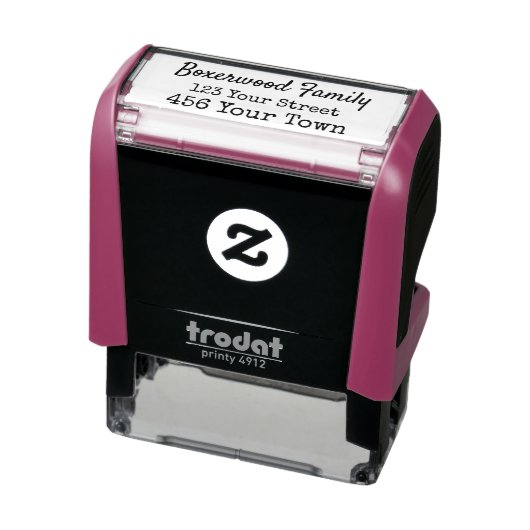 Tampon Auto-encreur Adresse de retour simple 3 lignes (Produit)