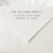 Tampon Auto-encreur Adresse de retour simple et élégante