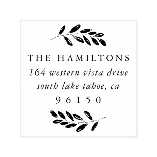 Tampon Auto-encreur Adresse de retour Wild Meadow (Design)