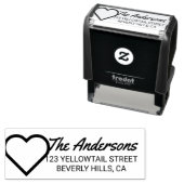 Tampon Auto-encreur Adresse de retour YH (En situation)