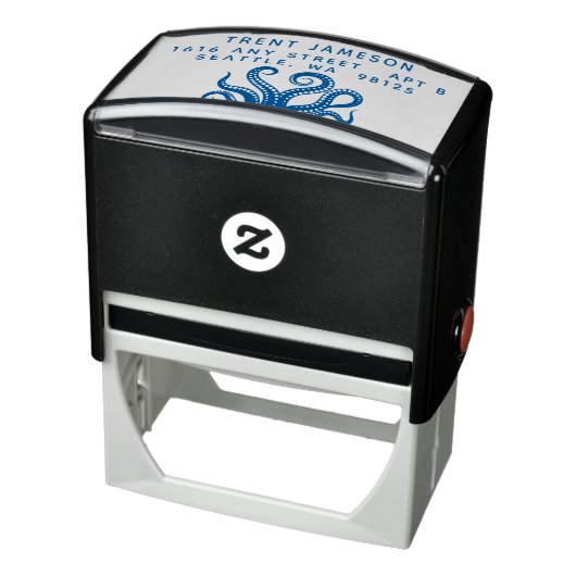 Tampon Auto-encreur Adresse des Tentacles de pieuvre (Produit)