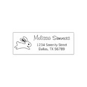 Tampon Auto-encreur Adresse Lapin Coureur (Design)