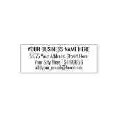 Tampon Auto-encreur Adresse Nom du timbre auto-connecté E-mail personn (Design)