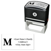 Tampon Auto-encreur Adresse personnalisable (En situation)