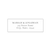 Tampon Auto-encreur Adresse personnalisée Timbre auto-encrage personna (Design)