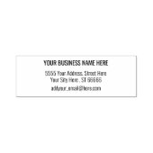 Tampon Auto-encreur Adresse personnalisée Timer automatiquement votre (Design)