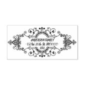 Tampon Auto-encreur Adresse professionnelle et de retour (Design)