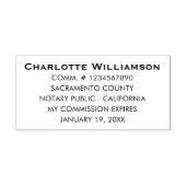 Tampon Auto-encreur Agent de signature de prêt public notaire professi (Design)