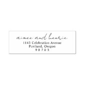 Tampon Auto-encreur Aimee Rustic Script Moderne (Design)