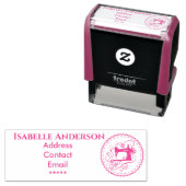 Tampon Auto-encreur Aimer Coudre (En situation)