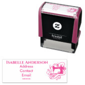 Tampon Auto-encreur Aimer Coudre (En situation)