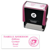 Tampon Auto-encreur Aimer Coudre (En situation)