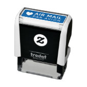Tampon Auto-encreur AIR MAIL PAR AVION ハート エアメールスタンプ heart cute love セ (Produit)