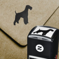 Airedale Terrier Chien race Silhouette