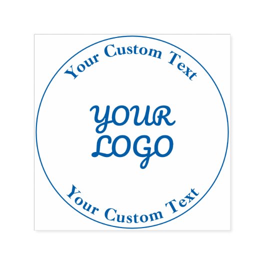 Tampon Auto-encreur Ajouter un logo design simple modifiable (Design)