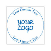 Tampon Auto-encreur Ajouter un logo simple et modifiable (Design)