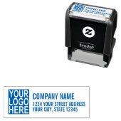 Tampon Auto-encreur Ajouter votre adresse de retour de logo (En situation)