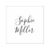 Tampon Auto-encreur Ajouter Votre Nom Stylish Calligraphy Script (Design)