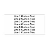 Tampon Auto-encreur Ajouter votre texte favori, Business 7 Lines (Design)