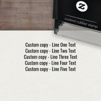 Ajouter votre texte favori - Cinq lignes sans seri