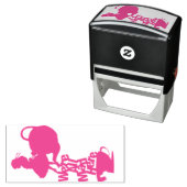 Tampon Auto-encreur "Alice & Accomplices" (En situation)