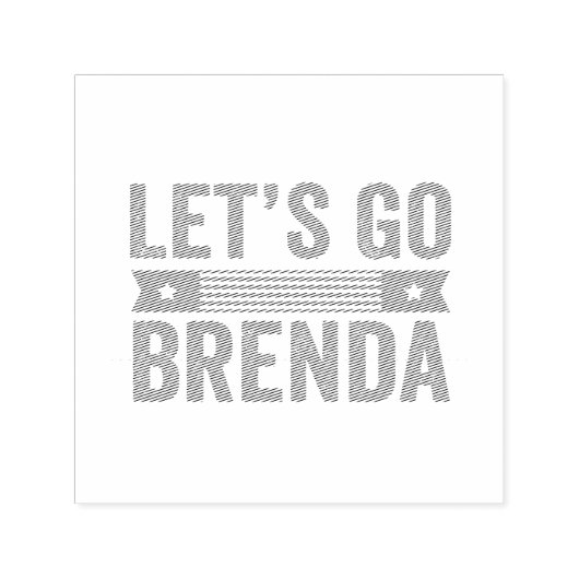 Tampon Auto-encreur Allons à Brenda Kamala Election 2024 (Design)