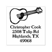 Tampon Auto-encreur Amateurs de guitare acoustique (Design)