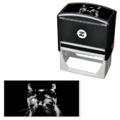 Tampon Auto-encreur Amoureux des chats moderne élégant Feline Animal A (En situation)