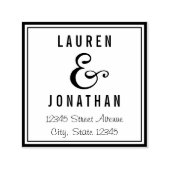 Tampon Auto-encreur Ampersand doux Timbre en caoutchouc personnalisé (Design)