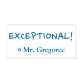 Tampon Auto-encreur Amusant "EXCEPTIONNEL !" Classement du tampon en c (Design)