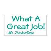 Tampon Auto-encreur Amusant "Quel Bon Travail !" Félicitations Timbre (Design)