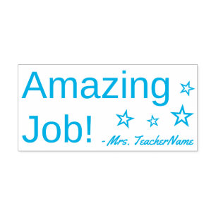 Tampon Auto-encreur Amusant "Travail Extraordinaire !" Remerciements T