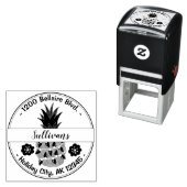 Tampon Auto-encreur Ananas Tropical (En situation)