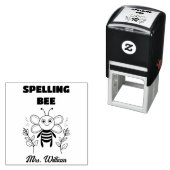 Tampon Auto-encreur Anglais Enseignant Orthographe Bee Grading Encoura (En situation)