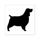 Tampon Auto-encreur Anglais Springer Spaniel Chien race Silhouette (Design)
