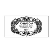 Tampon Auto-encreur Antique Adresse de retour auto-encastré (Design)