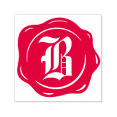 Tampon Auto-encreur Antique Sceau de cire Monogramme classique initial (Design)