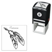 Tampon Auto-encreur Apache Feathers Thunder_Cove (En situation)