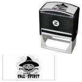 Tampon Auto-encreur Appel de l'Esprit d'Halloween (En situation)