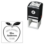 Tampon Auto-encreur Apple de la classe de personnalisation (En situation)