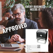 Tampon Auto-encreur Approbation de facture du projet d'achat AP compta