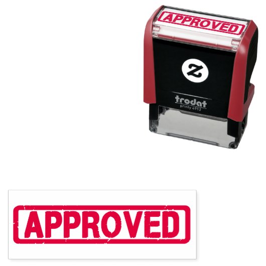 Tampon Auto-encreur Approuvé (En situation)