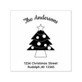 Tampon Auto-encreur Arbre de Noël Très Joyeux Starlight (Design)