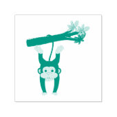 Tampon Auto-encreur arbre suspendu singe (Design)