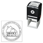 Tampon Auto-encreur Architecture Location Agent Maison Immobilier (En situation)