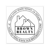 Tampon Auto-encreur Architecture Location Agent Maison Immobilier (Design)