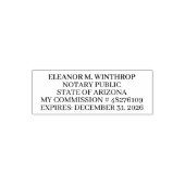 Tampon Auto-encreur Arizona Notary Public (Design)